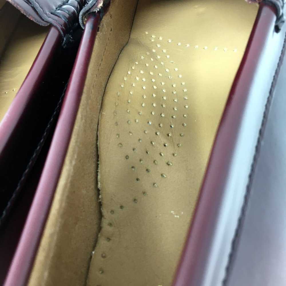 Bass Weejuns Men Whitney Cordovan Penny Loafer 9.5 - Picture 7 of 13